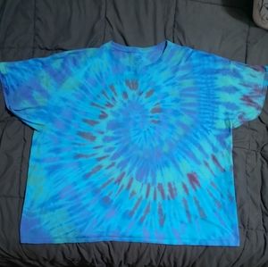 Size 2X homemade tie dye t-shirt